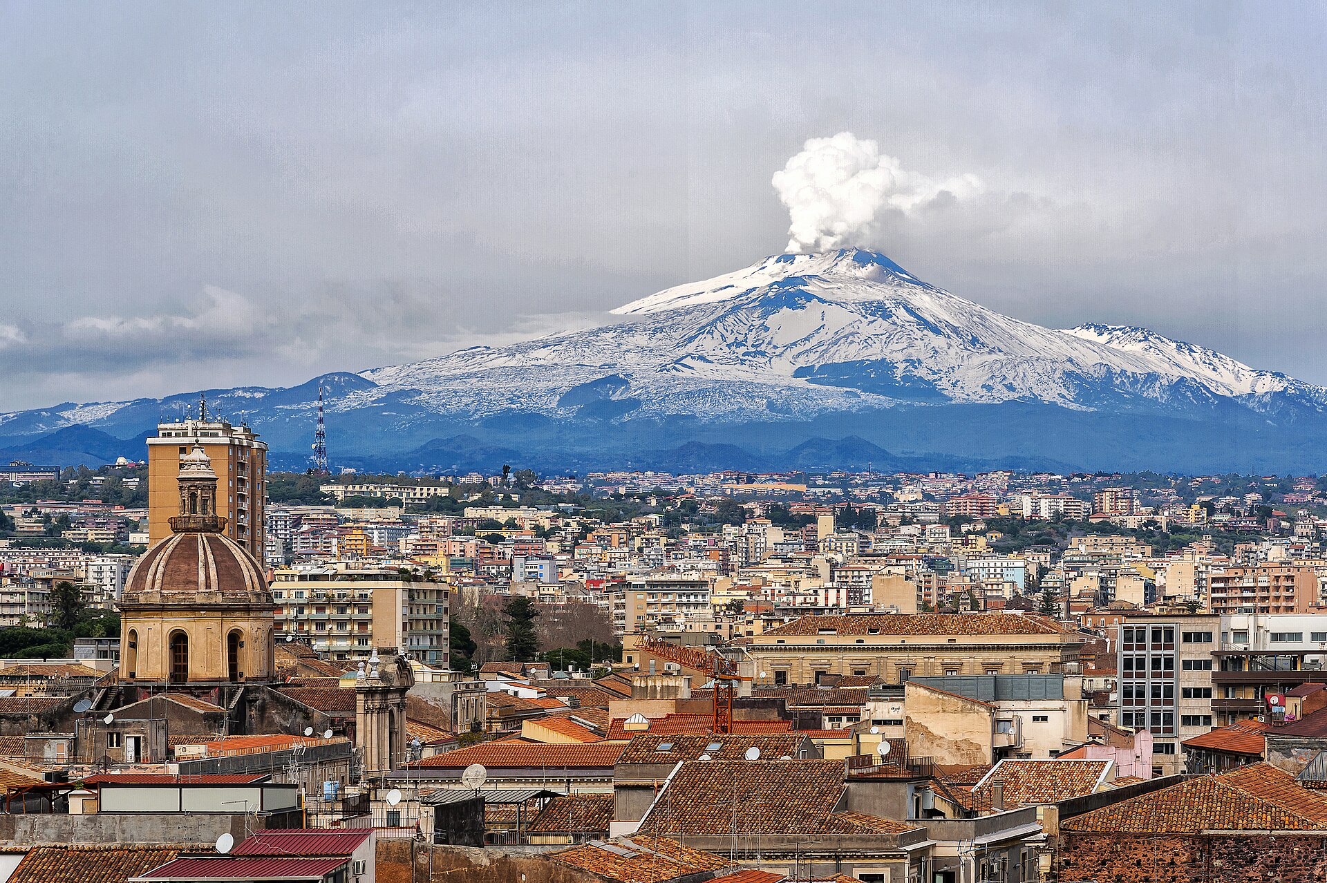 The Sicilian coast at Catania