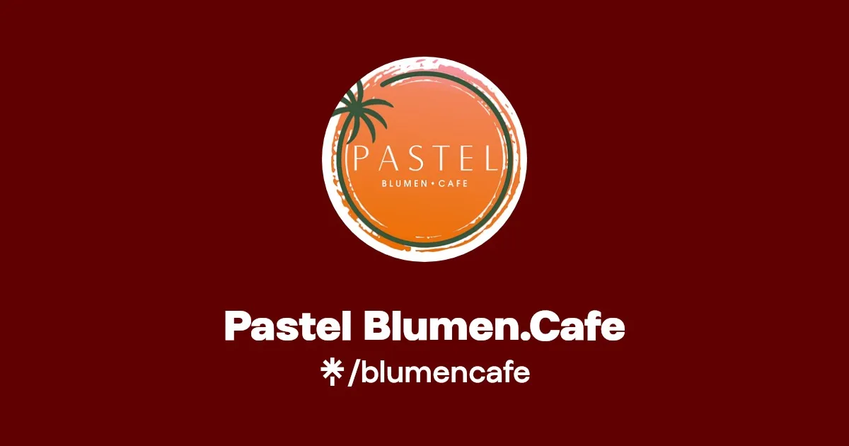 Pastel Blumen.Cafe