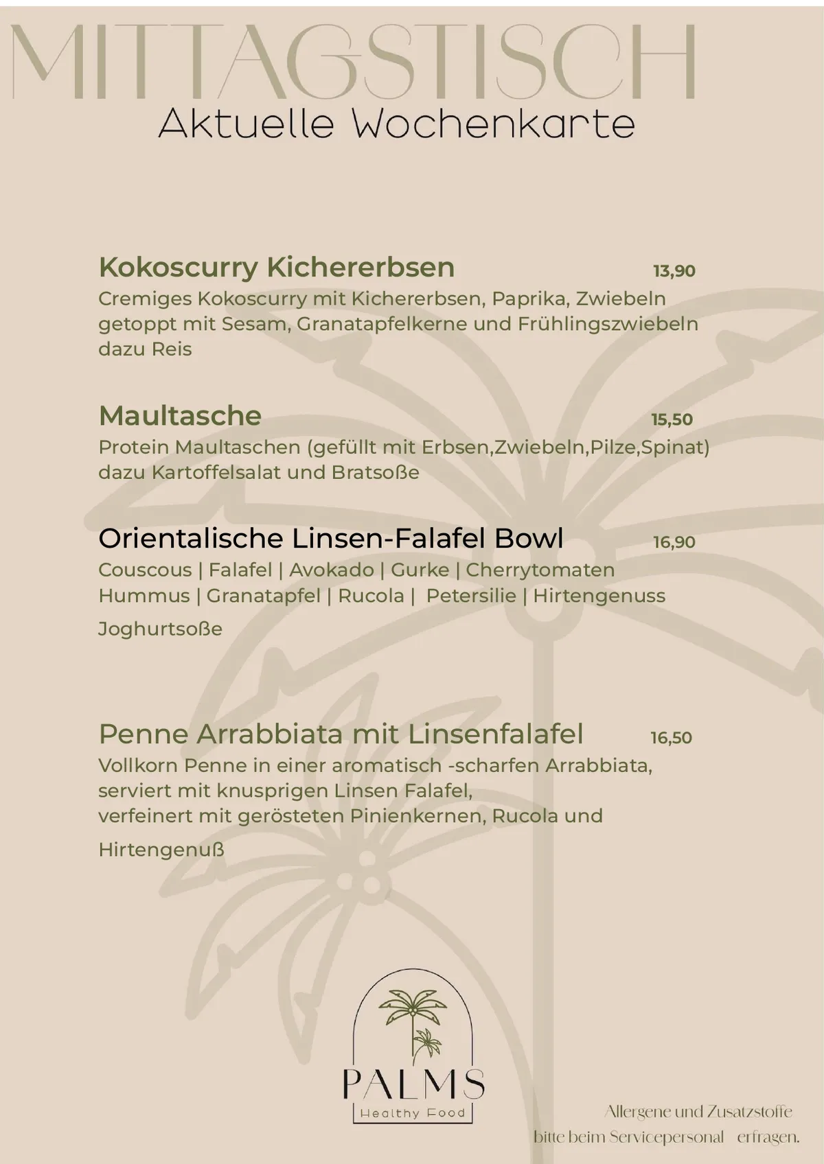 Palms Healthy Food