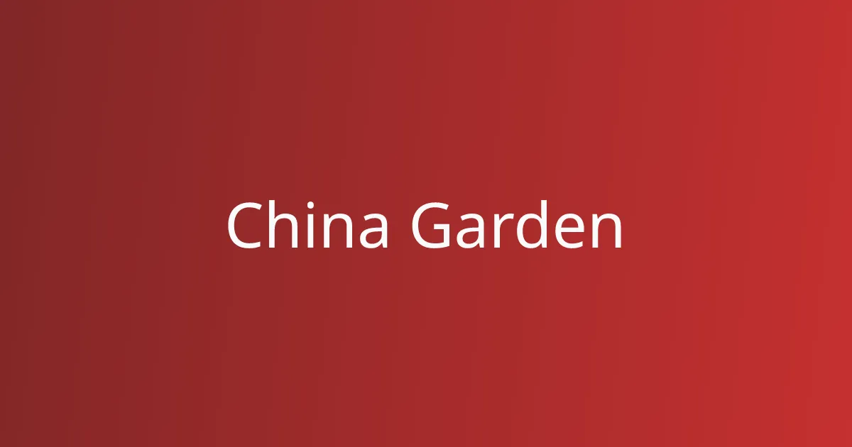 China Garden