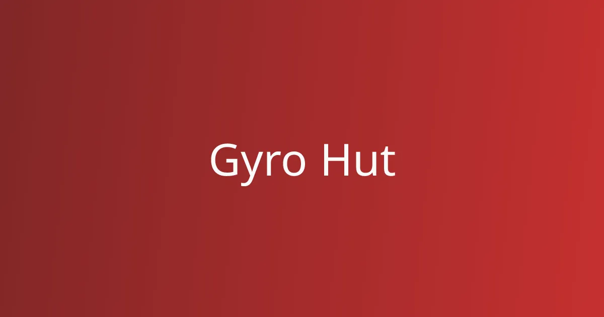 Gyro Hut