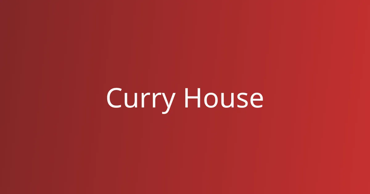 Curry House