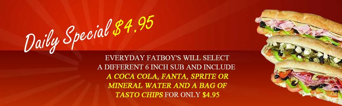 Fatboy Sub and Sandwich