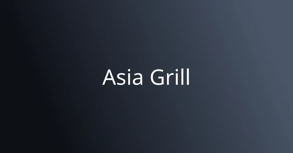Asia Grill