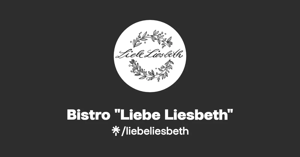 Liebe Liesbeth